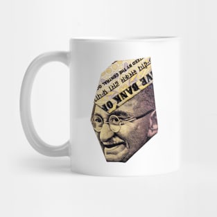 Gandhi / Money Origami Mug